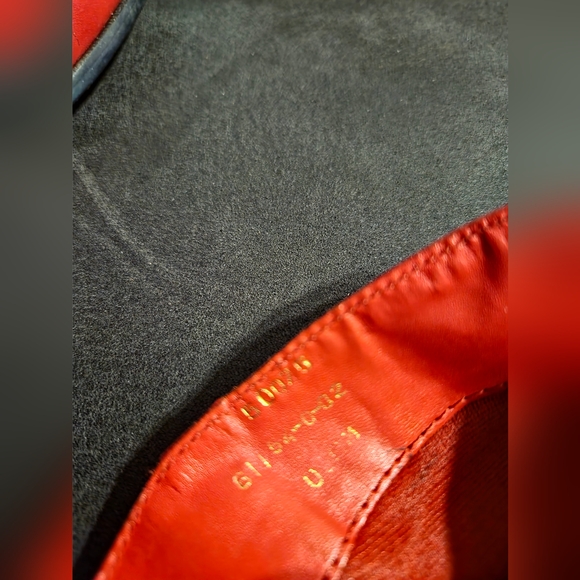 FLINGS RED Leather VINTAGE Western Boots sz8 - Picture 5 of 13